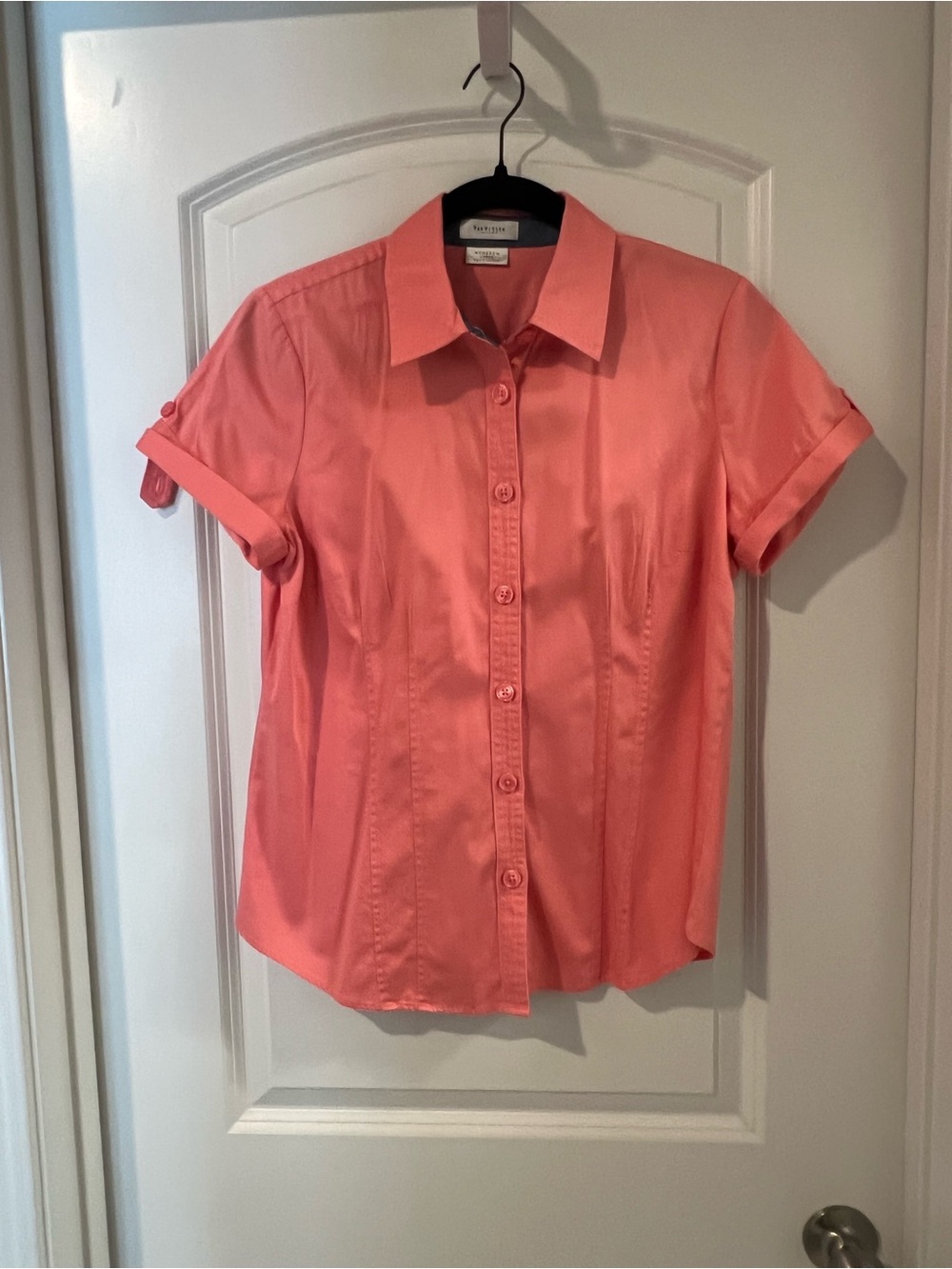 Van Heusen Coral Short-Sleeve Button-Down Shirt